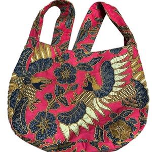 Indonesian Beaded Batik Shoulder Bag Cireton Style